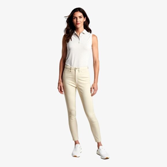 Peter Millar Karlie Stretch Sateen High Rise Trousers Size 2 - New with Tags - Picture 7 of 7